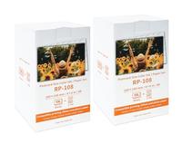 2 Pack RP-108 Compatible con Canon Selphy CP1500 216 Papel fotográfic y 4 Cartuchos de tinta, RP-108IN 10x15 cm Ink/Paper Set, para Selphy CP1500 CP1300 CP1200 CP1000 CP910 CP820, 4" x 6"