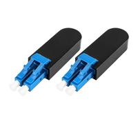 2-Pack Single Mode LC/ Fiber Optic Loopback Adapter Cable, Singlemode 9/125 Test Plug for Testing A