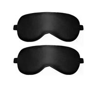 2 Pack Sleep Mask, Silk Eye Mask Side Sleeper Light Blocking Sleeping Mask with