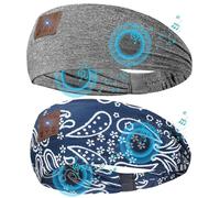 2-pack Sleeping Headphones Bluetooth Headband, Bluetooth 5.4 with Ultra-thin Speakers