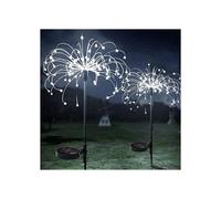 2-pack Solar Fireworks Light Strings - 150 LED Decorative Outdoor Light Strings with 2 Modes - VHV