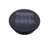 2 Pack Solar Lights Replacement Top for Lanterns, Waterproof Round Solar Lanterns Replacement Accessories(3.15 Inch)