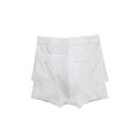 2-Pack Stedman Blanco o Negro Elástico Cotton Shorts Bóxers Ropa Interior