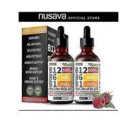 (2 Pack) Vitamin B12 And B6 Liquid Drops,sublingual Vitamin B Complex - B 12 -CN New