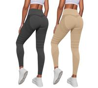 2 Pack Viva Cuerpo Leggings 3D Anticelulíticos Mujer,Leggings Anticelulitis 3D Compresión Lipedema,Leggins Anti Celulitis Deportivos Push Up, Mallas Anticelulitis Mujer Reductores Lipedema