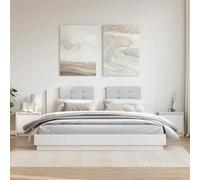 2 Pack White Pine Wood Night Stands 40x30.5x40 cm Solid Pine Bedside Tables with Storage Space for Bedroom Home Decor Modern Nightstand Set of 2