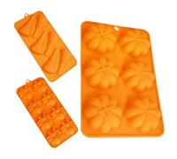2 Packs Halloween Silicone Moulds, Autumn Silicone Molds, | Chocolate Candy Gummy Mould, Halloween Home Party Decor DIY Crafts Making | Fall Baking Mould For Thanksgiving