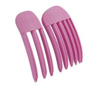 2 Packs Peines Moldeadores De Cabello Con De Viento Para Flequillo Esponjoso,Pinza Para Dar Volumen A Las Raíces, Rulos Para Cabello, Herramientas De Peinado, Horquilla Fija Para