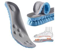 2 Paia Di Solette Ortopediche Per Uomini e Donne, 4D Cloud Technology Soletta, Soletta Per Scarpe Sportive, Comfort Assorbimento Degli Urti Imbottitura Per Il Supporto Del Piede (45-46)