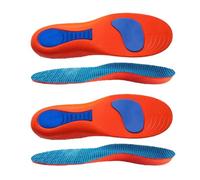 2-pair Damping Comfortable Insoles, Plantar Fasciitis Arch Support Orthopedic Insoles, Ergonomic Arch Support Women Men, for Flat Feet Overpronation Foot Pain Relief (45-46)