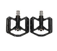 2 paires de pédales de vélo en Fibre de Carbone, pédales légères à Plateforme Plate Avec 3 roulements en alliage de titane, Conception antidérapante pour vélos de Route et VTT,
