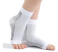 2 Pairs Am Relieve Soothe Socks, Night Socks for Soothesocks for Neuropathy with Arch Support (L) Ankle Braces
