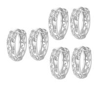 2 Pairs Dragon Hoops Lightweight Mens Metal for Men Vintage Earrings Fashionable Earring Hoop Man Alloy