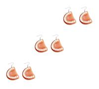 2 Pairs Drop Teeth Charm Fashion Vintage Weird Jewelry Earrings for Women Orrous Miss To Hang