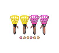 2 Pairs Launch And Catch Balls Game Children Toss Game Parent-child Interactive Play Activity for Kids Adults Outdoor Garden Backyard (random Color, 4