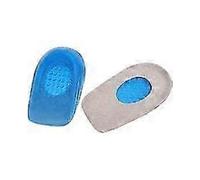 2 Pairs of Silicone Heel Cup Pads for Plantar Fasciitis Relief, Achilles Pain Management, Gel Heel Cushions for Ultimate Absorption and Comf