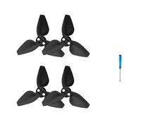 2 Pairs Propellers for DJI Neo Colorful Quick Release Props Blades Lightweight Fans Wing with Screw&Screwdriver Drone Wing Blade(Black)