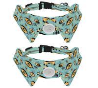 2 pajaritas ajustables para perros y gatos, ojos malvados mágicos, cómodo y duradero, collar con campana para perros pequeños, gatos, gatitos y cachorros