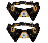 2 pajaritas para gatos y perros, collar ajustable para mascotas, corbatín formal para niños, niñas, cachorros, gatitos, bodas, cumpleaños, Bill Cipher