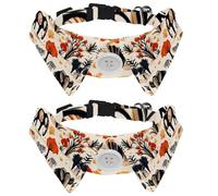 2 pajaritas para gatos y perros, collar ajustable para mascotas, corbatín formal para niños, niñas, cachorros, gatitos, bodas, cumpleaños, animales salvajes africanos antiguos