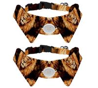 2 pajaritas para perros y gatos, collar ajustable para mascotas, pajarita formal para niños y niñas, cachorros, gatitos, bodas, cumpleaños, animales salvajes