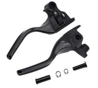 2 palancas de Embrague Freno Cortas Izquierda y Derecha para Harley Davidson Touring Trike 2008-2013 FLHR FLHRC 2014-2024(Black)