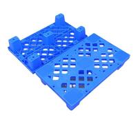 2 Palets de Plástico para Almacenamiento en Sótanos, Apilables, Resistentes a la Humedad e Impermeables, Aptos para Uso en Interiores y Exteriores