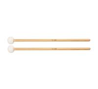 2 palos de timbales de percusión con mango de madera de arce, doble para cabeza de tambor, gong, martillo suave