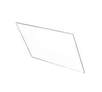 2 paneles de PVC de plástico de 0,8 mm de espesor, tablero de cloruro de polivinilo transparente, práctico for modelismo.(100x200x0.8mm)