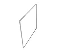 2 paneles de PVC de plástico de 0,8 mm de espesor, tablero de cloruro de polivinilo transparente, práctico for modelismo.(300x300x0.8mm)