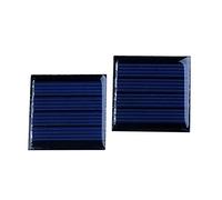 2 paneles solares policristalinos de 5,5 V/2 V 60 mA para modelo de avión de bricolaje de 2 V