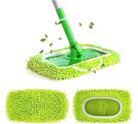 2 Paños de Microfibra para Mopa Reutilizables y Lavables Almohadillas de Repuesto para Swiffer Sweeper Paños de Limpieza para Suelos Secos y Húmedos