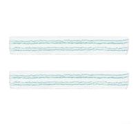 2 paños de repuesto de microfibra para Leifheit XL en húmedo y seco para limpiador de ventanas, almohadillas absorbentes sin rayas, para una fácil instalación, fundas de escobilla de goma, color