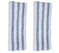 2 Paños para suave para Mopa de para vapor para flexi 2 Paños | Tiras scrubbing integradas, para elimina suciedad pegada, suelos parquet, seguro sin rayar, para fácil instalación