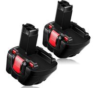 2 Paquete 3.6Ah BAT043 NI-MH Repuesto para Bosch Batería 12V para Bosch BAT120 BAT139 2607335542 2607335526 2607335274 2607335709 GSR 12-2 12VE-2 PSR 12 GSB 12VE-2 22612 23612 Catastro