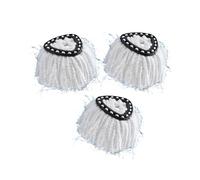 2 Paquete Cabezas de Fregona de Repuesto,para Fregona Microfibra de Recambio 360 Grados Trapeador Compatible con Vileda EasyWring y Clean Turbo 2 en 1 Repuesto para Todo Tipo de Suelos