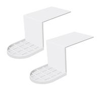 2 Paquete de Lavandería de Lavandería Catcher de Goteo para el Recipiente de Detergente Líquido, Portavasos de Detergente de Lavandería Resistente, Soporte de Detergente de (WHITE)