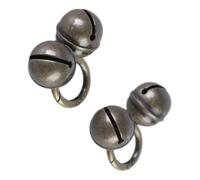 2 Paquete Lujoso Collar Hecho A Mano Rastreadores De Mascotas Campanas De Entrenamiento Campocador Ruido para Perros Y Gatos Durabilidad Mascota