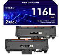 2 Paquete MLT-D116L Cartucho de Toner Compatible para Samsung MLT-D116L D116S D116L para Samsung Xpress M2675FN M2625D M2835DW M2875FW M2885FW M2675FD M2825DW M2825ND (Negro)