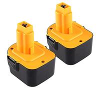 2 Paquete Powayup Reemplazo para Dewalt Batería 12V 3.6Ah DW9071 DW9072 DC9071 DE9037 DE9071 DE9072 DE9074 DE9075 152250-27 397745-01