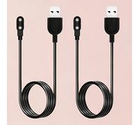 [2 Paquetes] Cargador Magnético para Smartwatch, Accesorios para Smartwatch , Cable de Carga Magnético de 2 Pines con Paso de 4mm, Compatible con los Smartwatch de 2 Pines con Paso de 3.8mm - 4.2mm