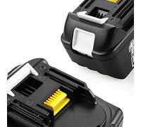 2 paquetes de 18 V 5,0 Ah 5000 mAh BL1850B BL1830 BL1860 batería de repuesto para radio Makita 18 V DMR100 DMR110 DMR104 DMR106 DMR102 DMR108 DMR107 DMR109 112E MR115 Li-Ion