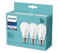 2 Paquetes De Bombillas LED Philips Set 3x E27 9W = 60W Blanco Neutro 4000K [EEK: F]
