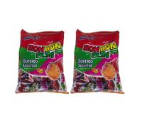 2 PAQUETES DE BON BON BUM SURTIDO ASSOERTED 408G CHICLE..DE COLOMBIA
