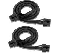 2 paquetes de cables PCIE para Seasonic, PSU macho de 8 pines a PCIe de 8 pines (6+2) macho para Seasonic Modular Power Supplies