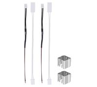 2 paquetes de calentador y termistor para X1, accesorios para impresora 3D, calentador cerámico de 24V 48W, termistor de alta temperatura de 300℃ y clip de fijación para Bambu Lab X1/X1C/X1E