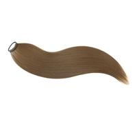 2 paquetes de extensiones largas de cola de caballo trenzadas con lazos for el cabello, postizo sintético suave Natural for mujeres de 24 pulgadas Extensiones de Cabello(6)