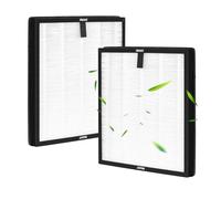 2 paquetes de filtros de repuesto para purificador de aire, compatible con purificador de aire Morento/Westhey HY4866, filtro de carbón activo 3 en 1 H13 True HEPA (2)