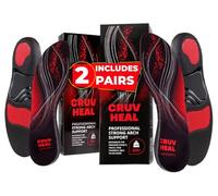 2 paquetes de plantillas para fascitis plantar de más de 220 libras para hombres y mujeres, soporte de arco alto resistente, insertos ortopédicos para zapatos, plantilla para botas de trabajo (negro,