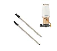 2 paquetes de tubos telescópicos de repuesto (longitud 185-282 mm) para aireador y vertedor de vino eléctrico WIWONEY (solo tubos de repuesto, aireador no incluido)
